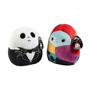 NWT Squishmallows Jack and Sally Disney's Nightmare Before Christmas 14"